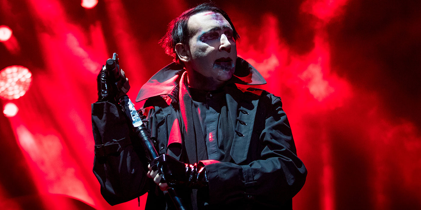 Marilyn Manson se desmayó durante un show en Houston