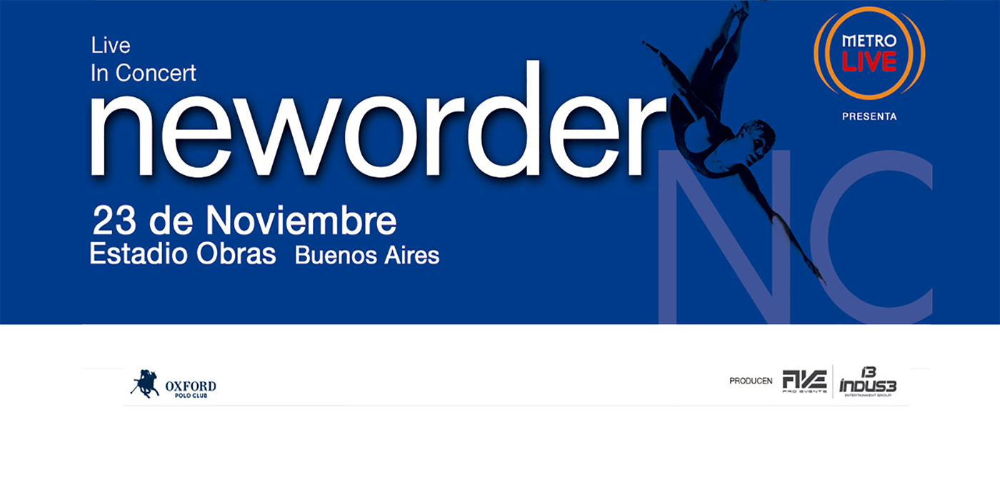 ¡Te llevamos al show de New Order en Argentina el próximo 23 de noviembre!