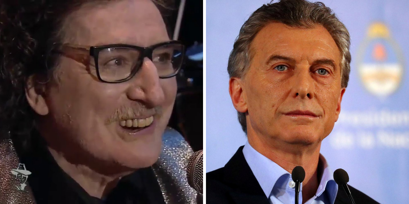 En pleno show de Charly García, el público rosarino se acordó de Mauricio Macri