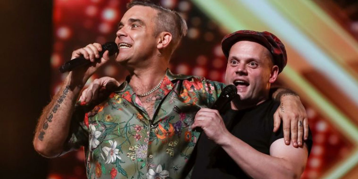 Robbie Williams cantó “Angels” junto a un participante de “X Factor”