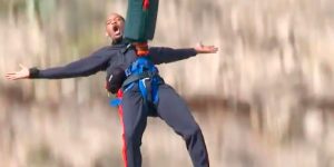 Will Smith hizo bungee en el Gran Cañón