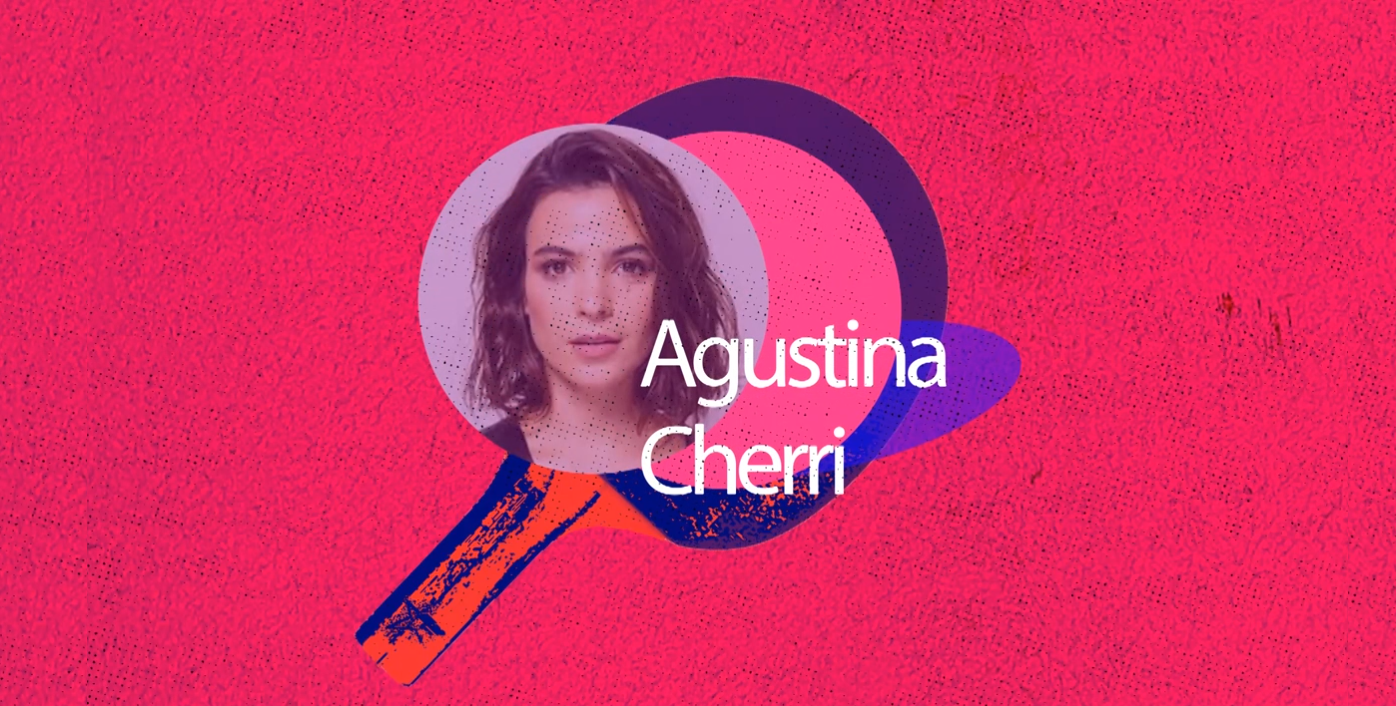 ¡Agustina Cherri en el #MetroPong!