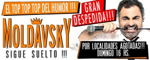 Te llevamos a ver a MOLDAVSKY en el Apolo