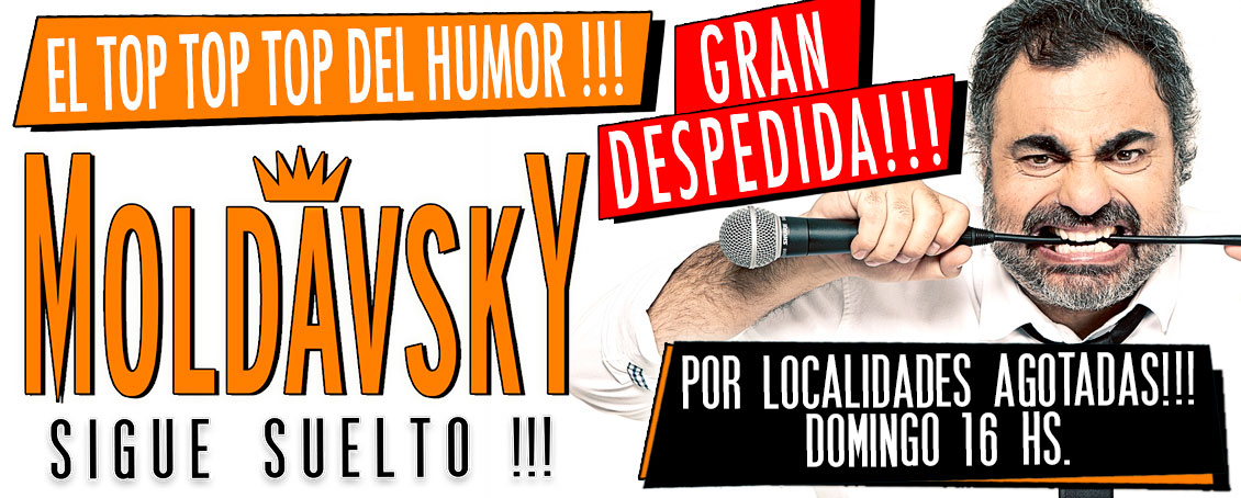 Te llevamos a ver a MOLDAVSKY en el Apolo