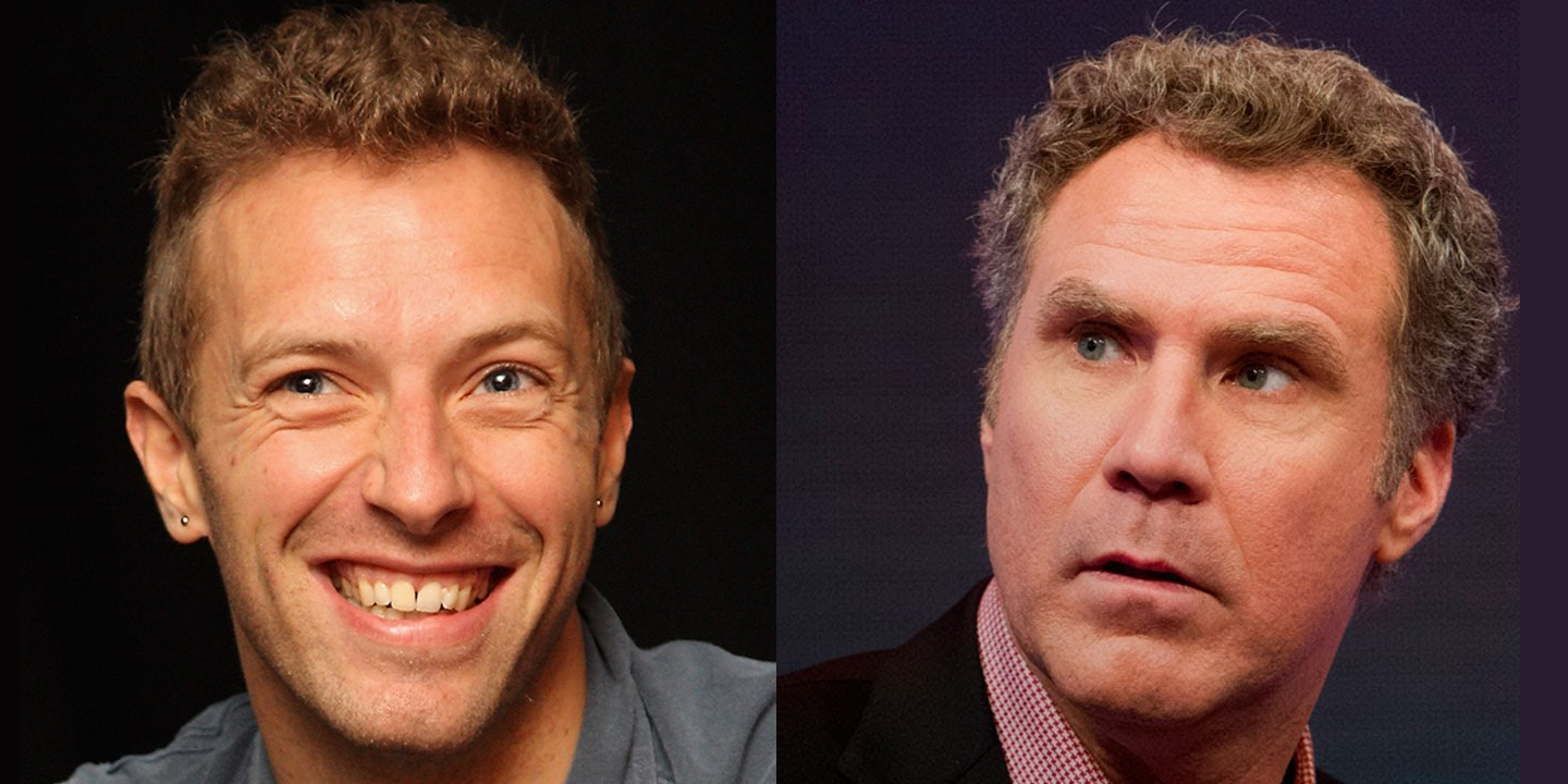 Chris Martin y Will Ferrell, juntos en vivo