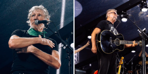 En su último show en el país Roger Waters pidió por el aborto legal y subió al escenario a León Gieco