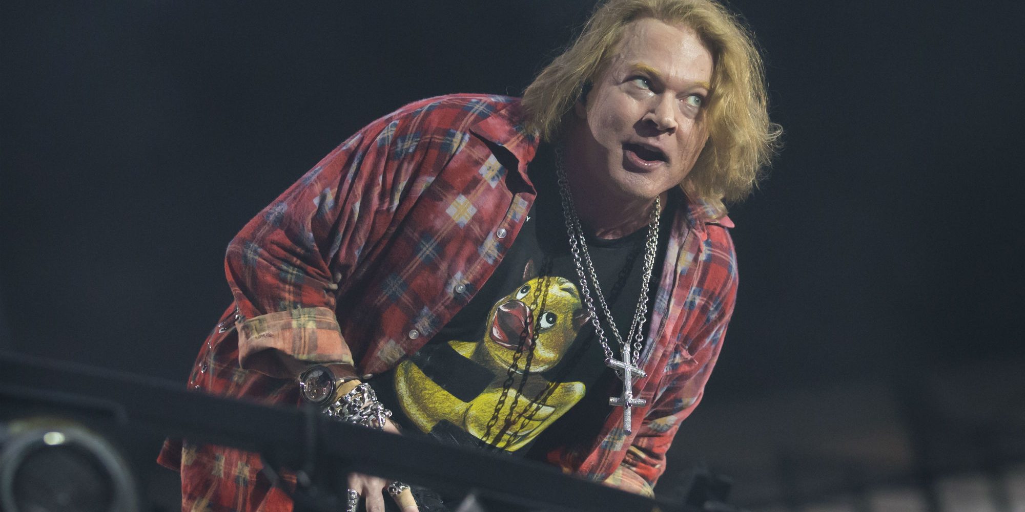 Axl Rose se la bancó 17 temas y no pudo más