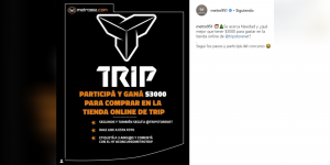 ¡Se viene Navidad! Participá y llevate $3000 para comprarte lo que quieras en la tienda online de TRIP