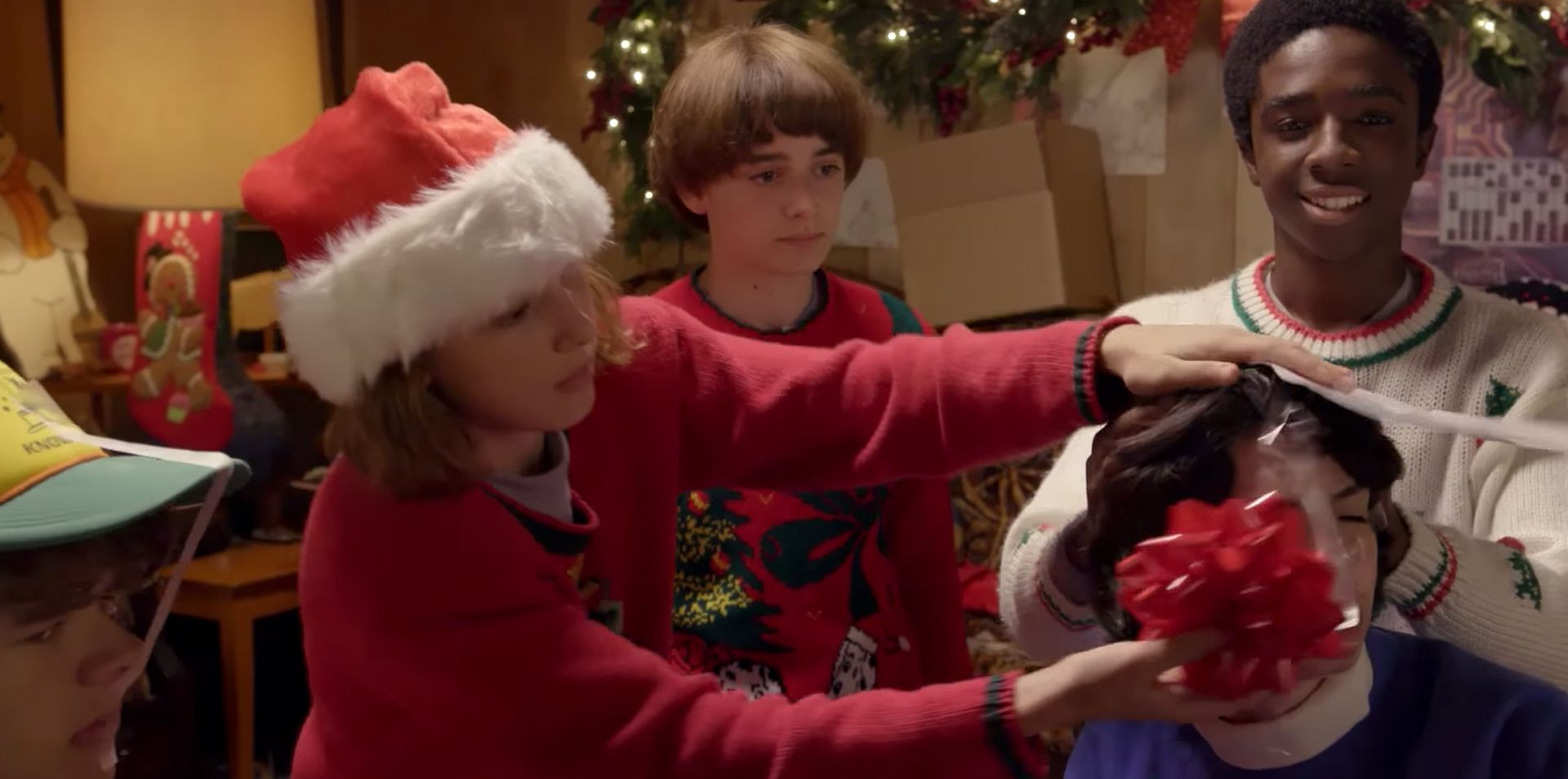 Netflix publicó un video navideño de Stranger Things