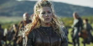 Las fotos de Lagertha de Vikingos paseando por las calles de Buenos Aires: ¿A qué vino?