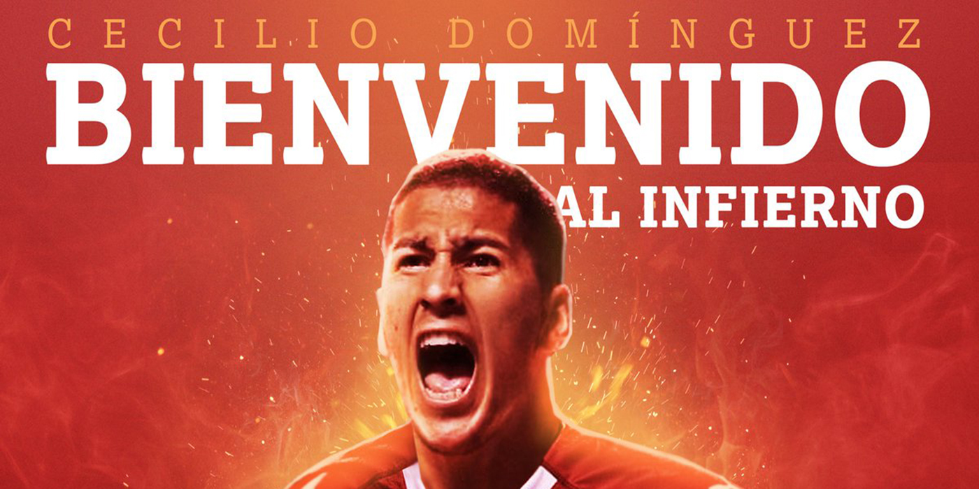 La espectacular bienvenida de Independiente al futbolista Cecilio Domínguez