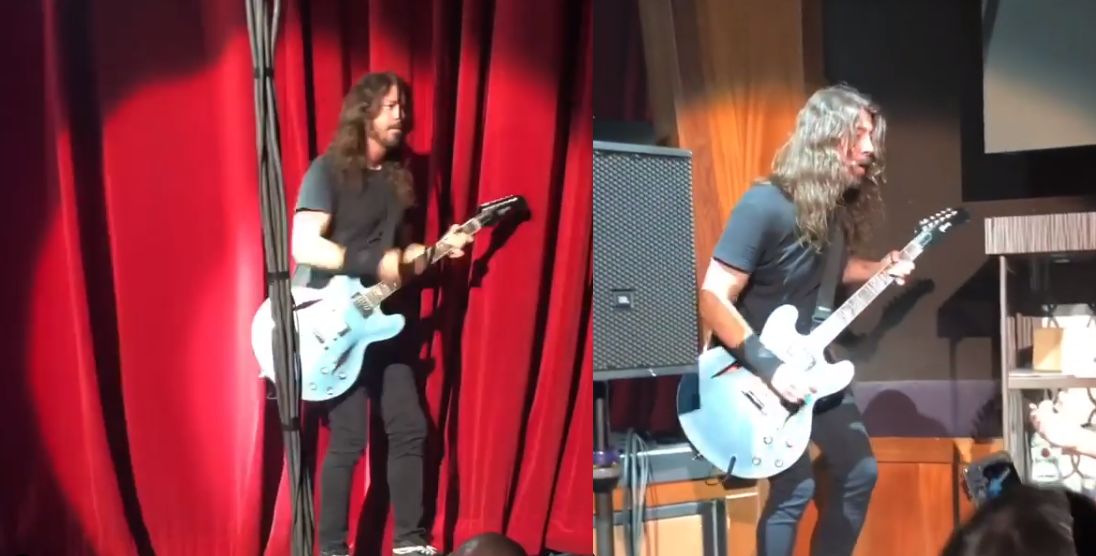 Dave Grohl se cayó del escenario en el primer show de Foo Fighters del 2019