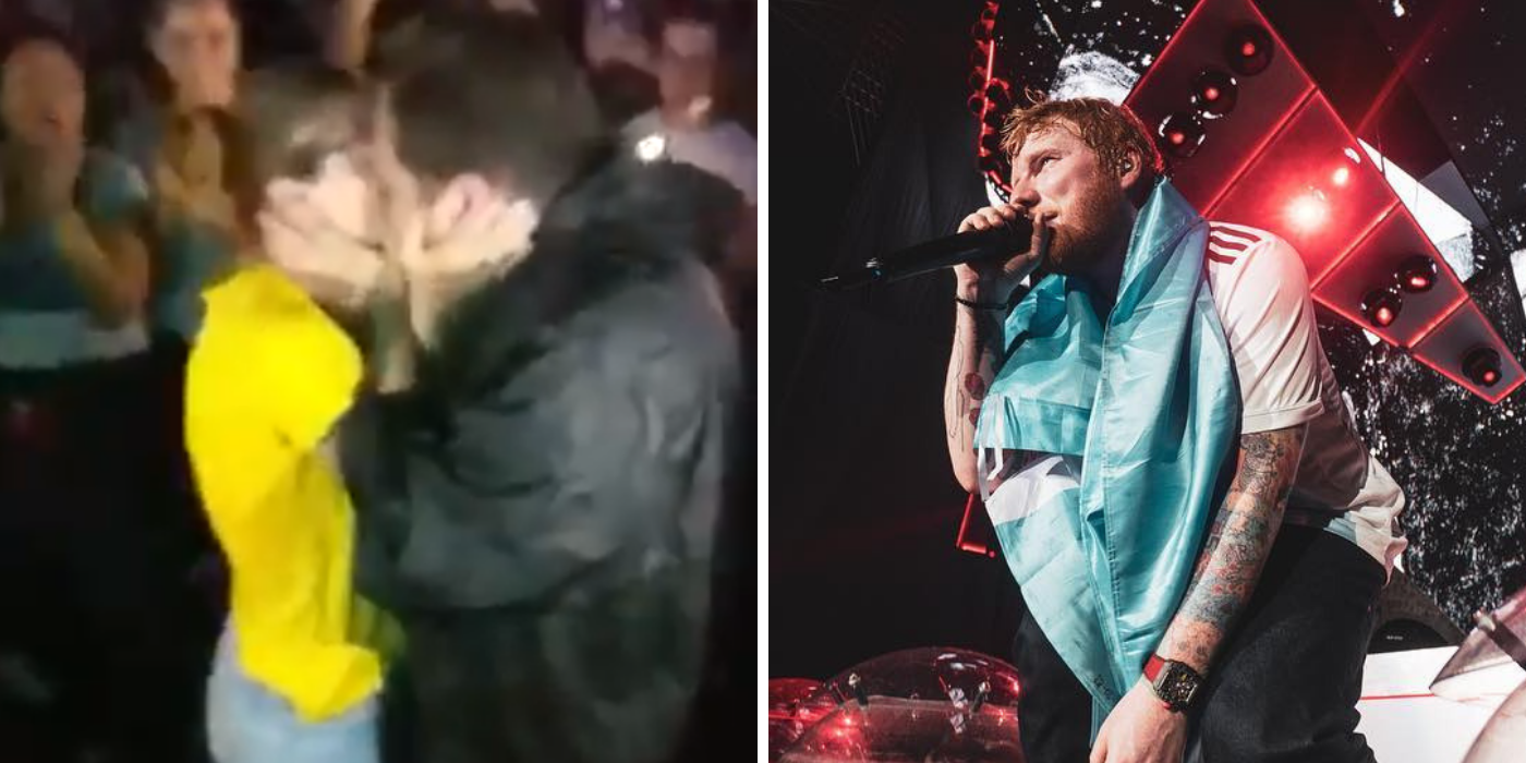 Ed Sheeran en Argentina: ¡Un fanático le propuso casamiento a su novia en pleno recital!