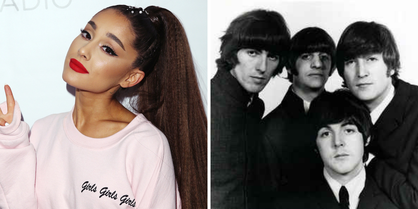 Ariana Grande igualó un récord que solo ostentaban los Beatles
