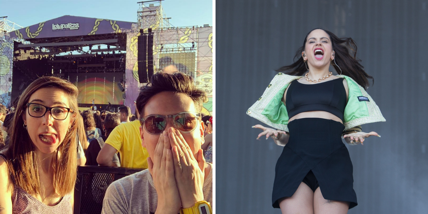 ¡Furor por Rosalía en el Lollapalooza! Mirá las mejores fotos del show