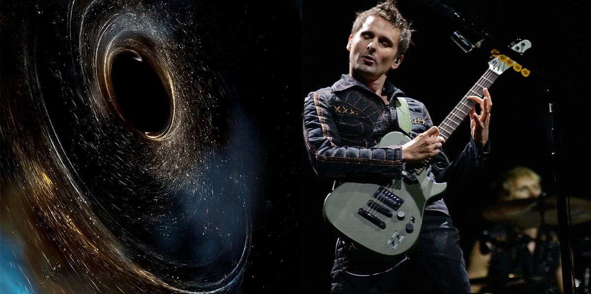 De rock y galaxias: ¡Apareció el agujero negro supermasivo de Muse!