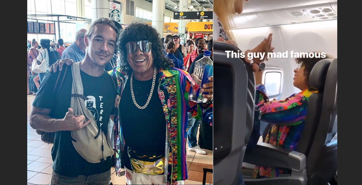 Encuentro ÉPICO: Diplo le pidió una foto a la Mona Jiménez sin saber quién es