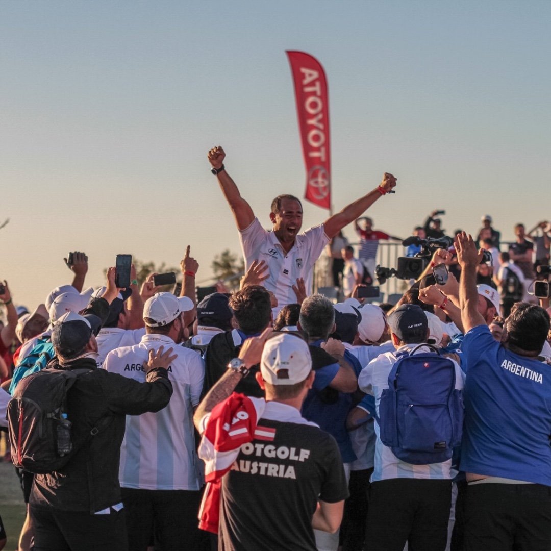 Matías Perrone, campeón mundial de #FootGolf