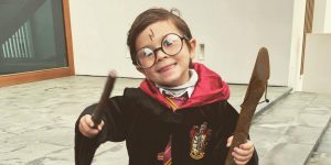 Mateo Messi esta indignado con la casa de Harry Potter que le tocó