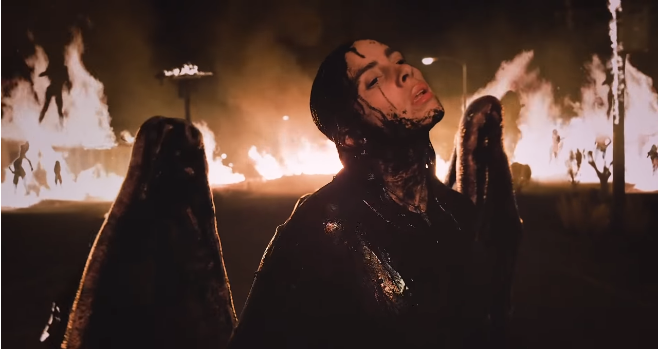 Billie Eilish es un ángel caído en el nuevo clip de All the good girls go to hell