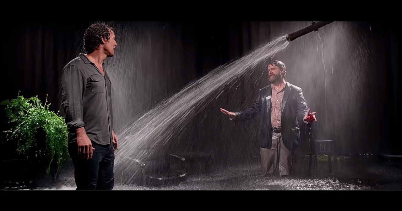 Zach Galifianakis casi mata a Matthew Mcconaughey (y Will Ferrell se enoja mucho); ¡Mirá el trailer de Between Two Ferns!