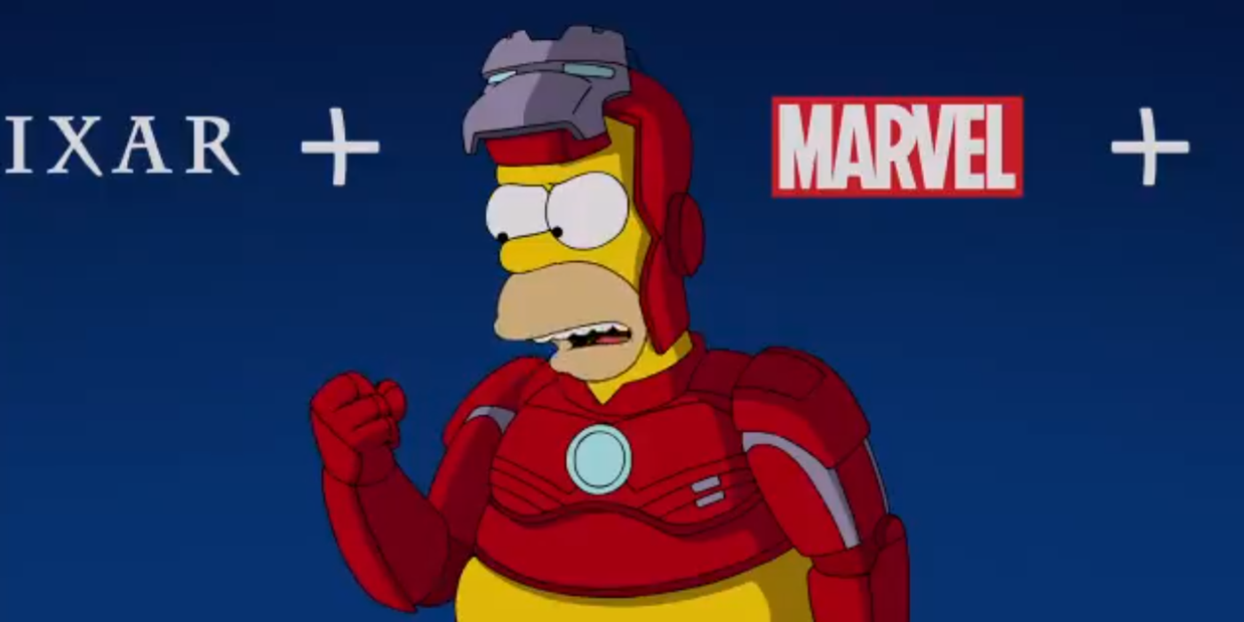 Homero Simpson es Iron Man en un nuevo video promocional de Disney+