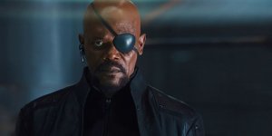 Nick Fury usó un tapabocas de Avengers para vacunarse contra el coronavirus