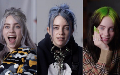 Mirá a Billie Eilish en la misma entrevista a través de tres años