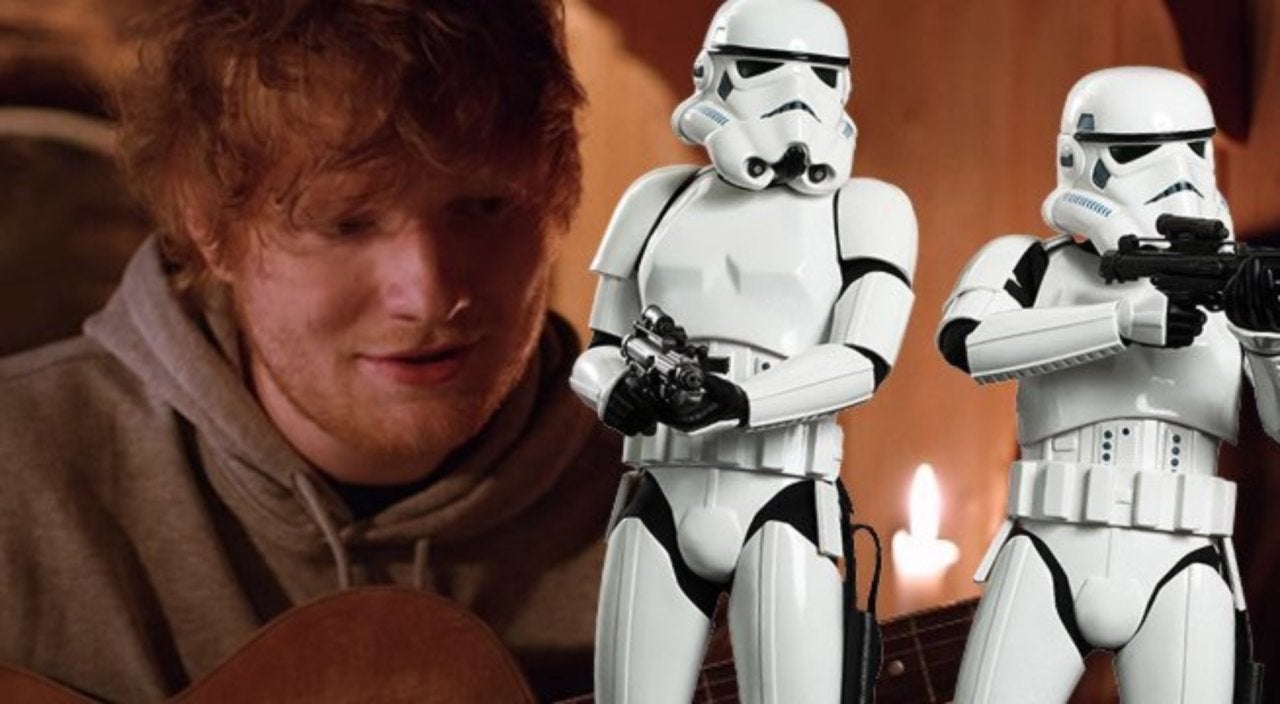 Sorpresa: Ed Sheeran es un Stormtrooper en el adelanto de Star Wars Episodio IX