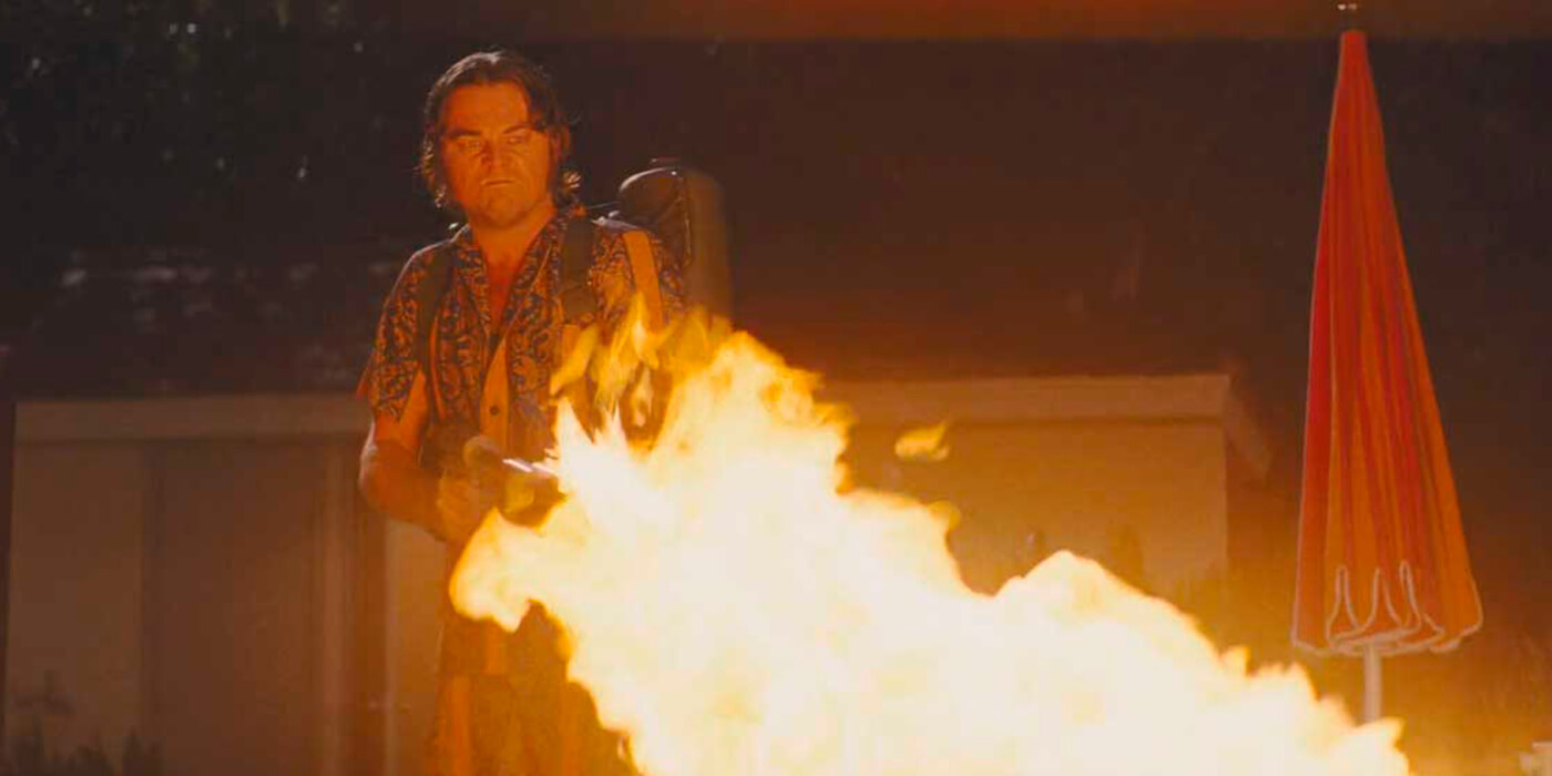 ES REAL: Leo DiCaprio quemó a los dobles en una escena de Once Upon A Time In Hollywood