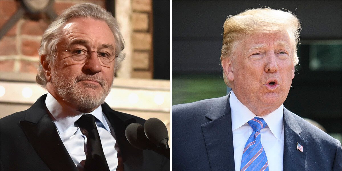 Los deseos de Robert de Niro para Donald Trump: “merece un golpe en la cara con una bolsa de m*erda”