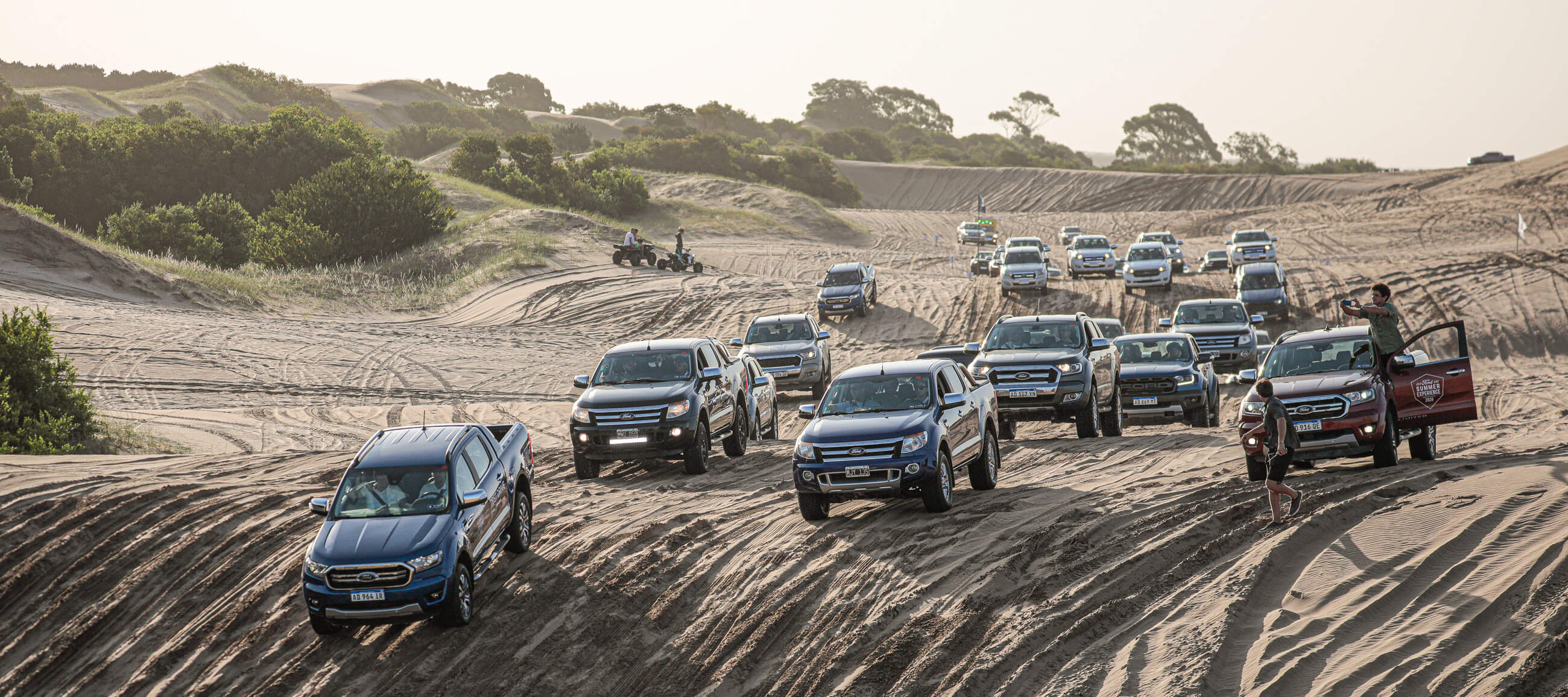 La experiencia Raza Fuerte llegó a Pinamar: ¡Ford presentó su travesía off-road!