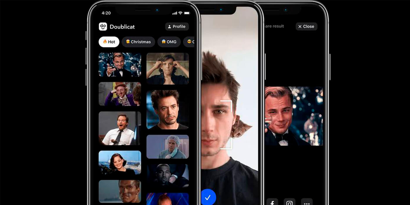 Doublicat: la aplicación para crear GIFs animados con tu cara