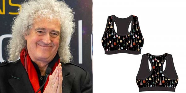 ES REAL: Brian May está incursionando en el mundo de los corpiños deportivos