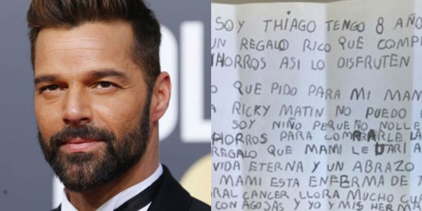 VALE LLORAR: un niño gasta todos sus ahorros para que su mamá enferma conozca a Ricky Martin