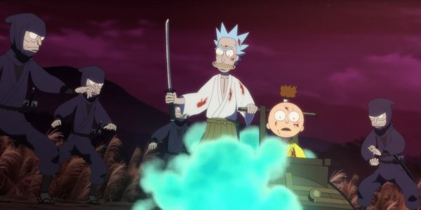 En versión samurai: mirá el nuevo corto de animé de Rick and Morty