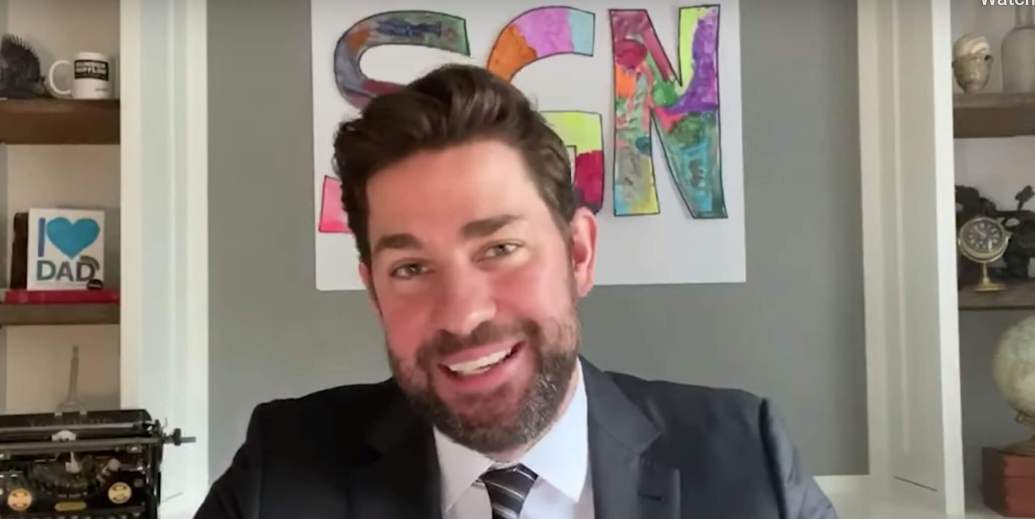 John Krasinski, de The Office, lanzó un canal de YouTube para contar solo buenas noticias