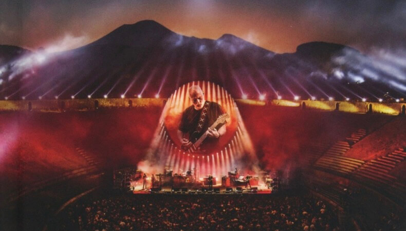 ¡David Gilmour publicó la película de Live At Pompeii!