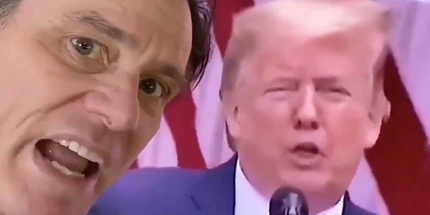 NO LE IMPORTÓ NADA: Jim Carrey le tosió en la cara a Donald Trump