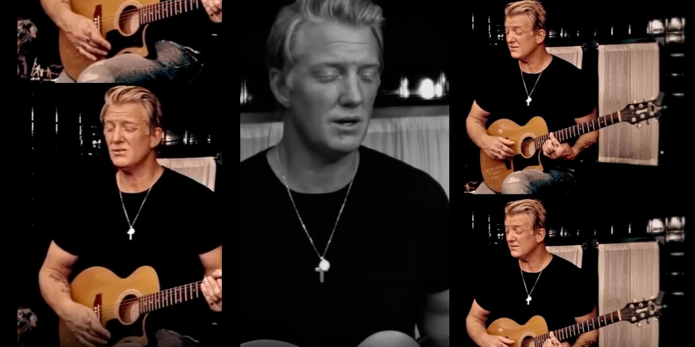 Mirá a Josh Homme tocando un temazo de Queens Of The Stone Age desde su baño