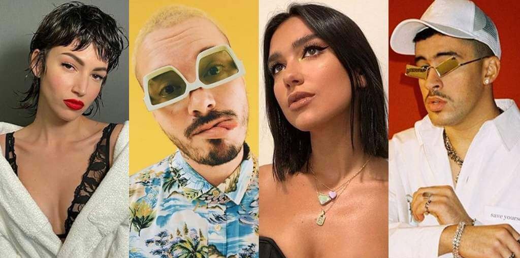 J Balvin, Bad Bunny, Dua Lipa, Ursula Coberó y el Chino Darín: una canción, todos estos artistas