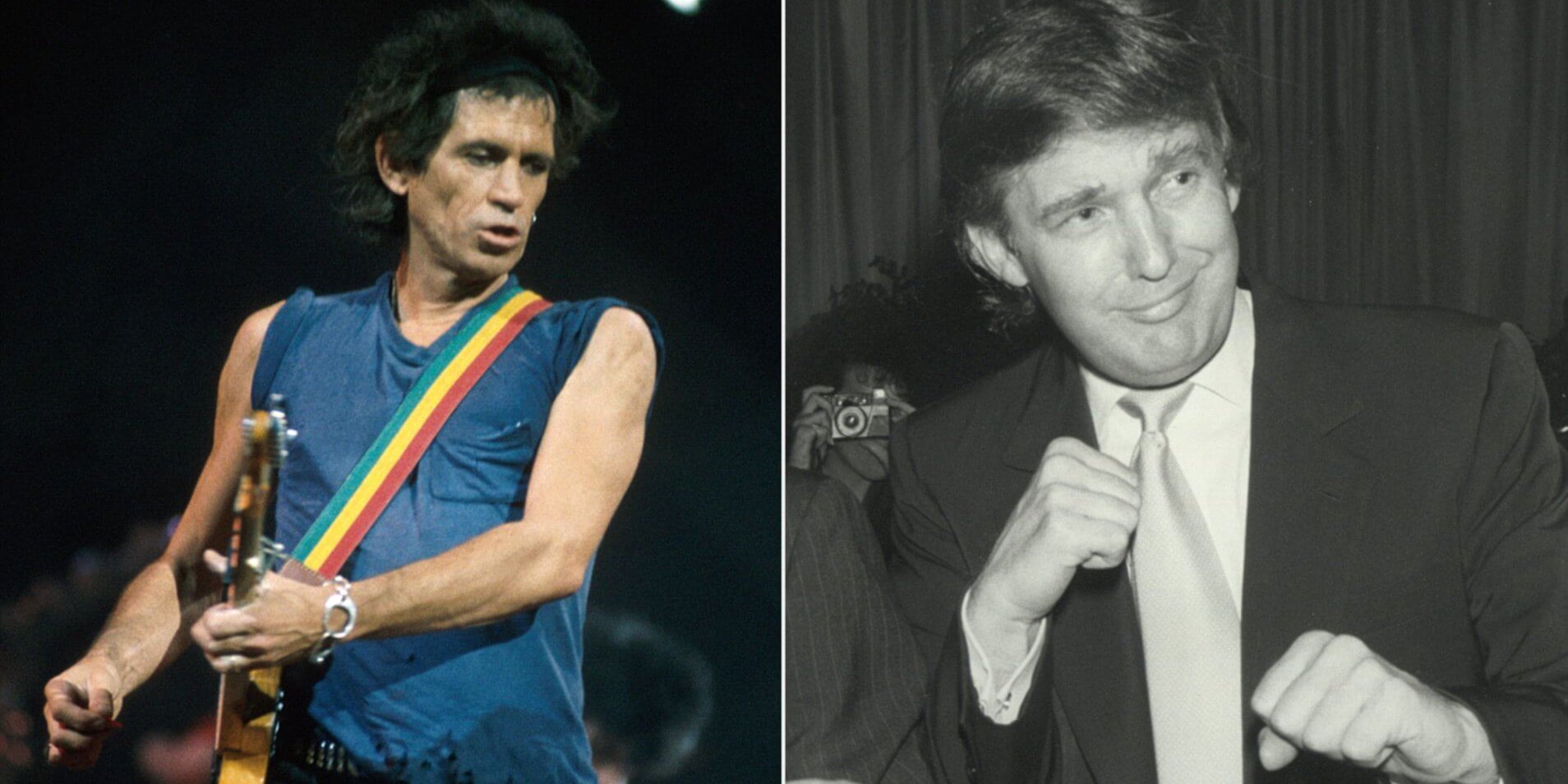 Los Stones lanzan una película de su gira de 1989, la de la reacción de Keith Richards ante Donald Trump