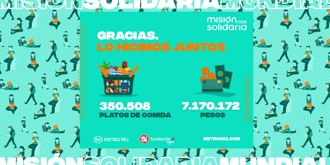 ¡GRACIAS! ¡LO HICIMOS JUNTOS! Pasó una nueva #MisionMetro