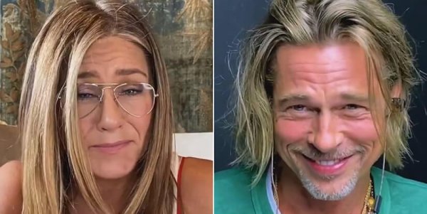 Jennifer Aniston y Brad Pitt, juntos otra vez en TV: cómo fue el sensual encuentro de la ex pareja
