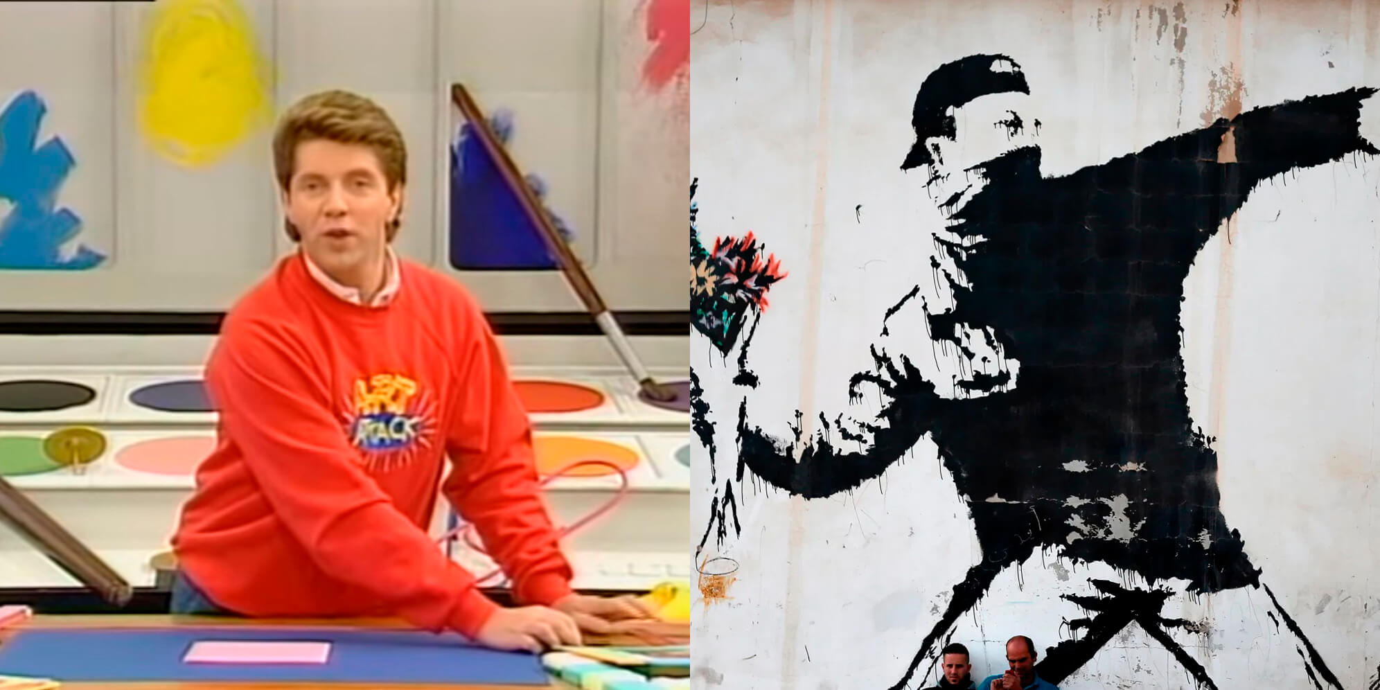 Paren todo: ¡Sostienen que el legendario conductor de Art Attack es Bansky!