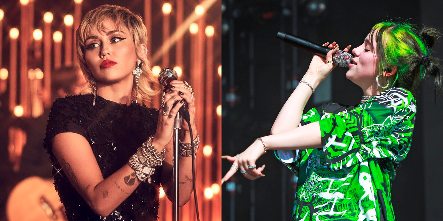 Miley Cyrus interpretó un tema de Billie Eilish y deslumbró con su versión: ¿con cuál te quedás?