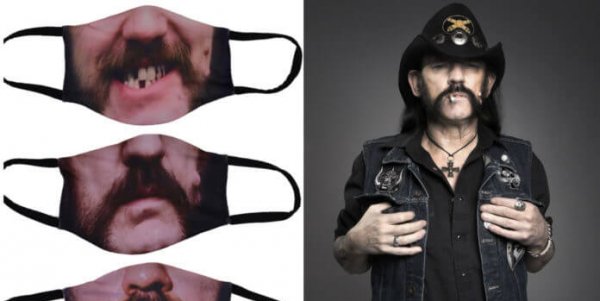 Motörhead lanzó su brillante línea de barbijos y vas a querer uno para cada día