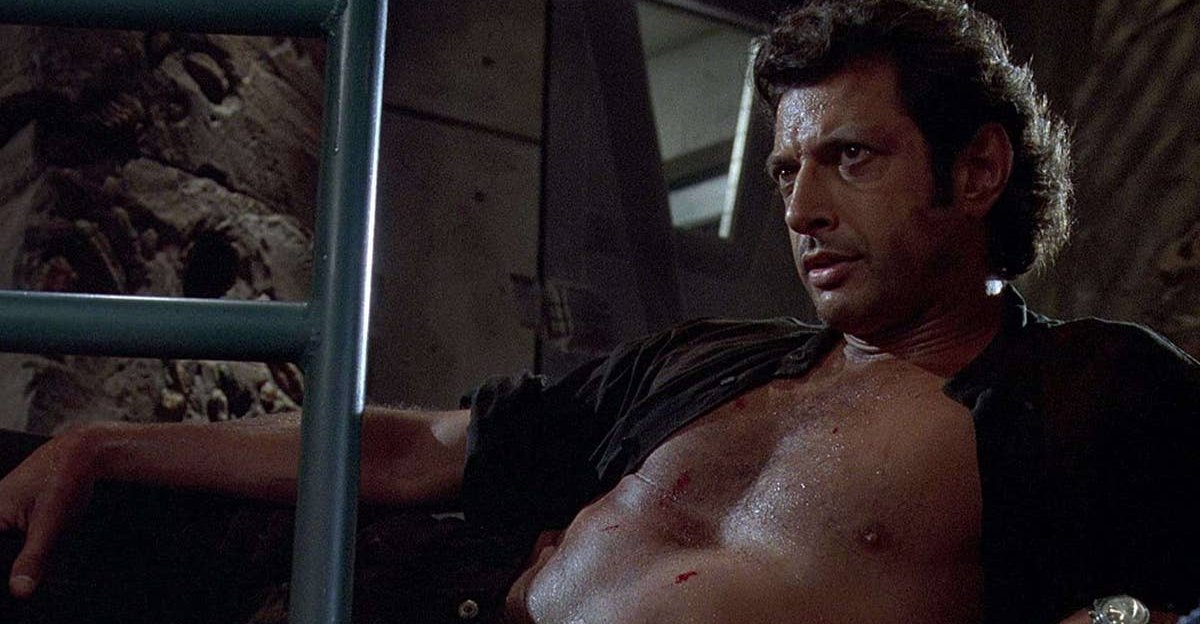 Jeff Goldblum recreó una recordadísima y sensual escena de Jurassic Park… a 27 años de la película