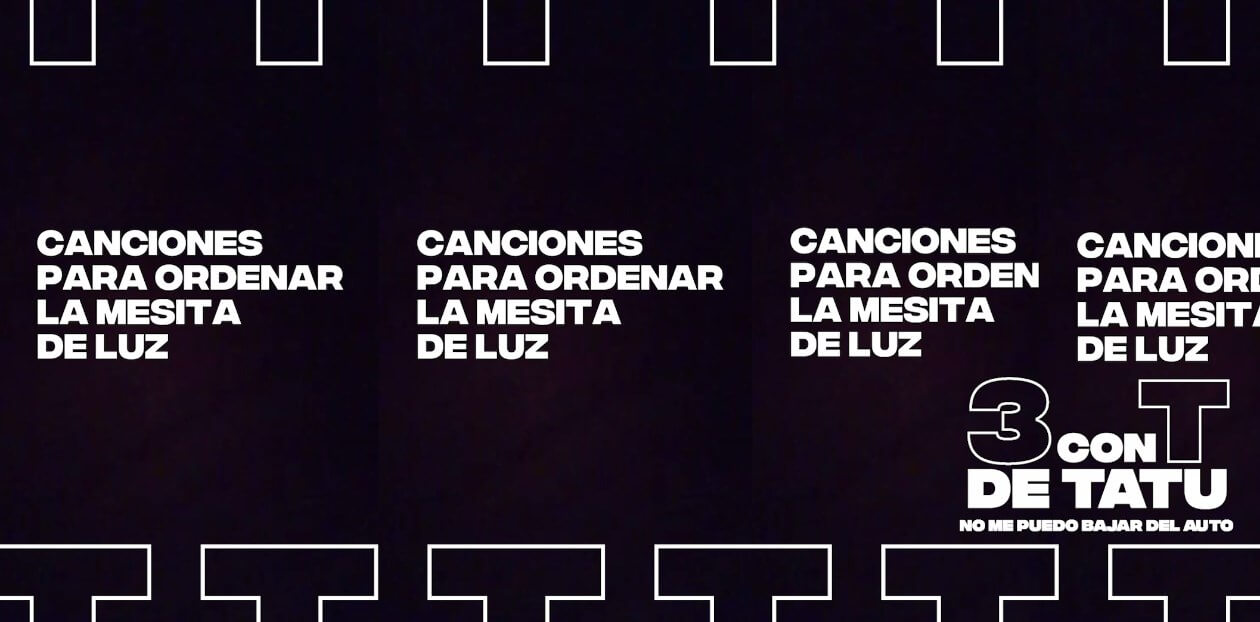 #3ConTDeTatu – Canciones para ordenar la mesita de luz