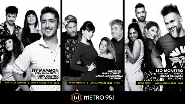 Nueva programación de Metro 95.1